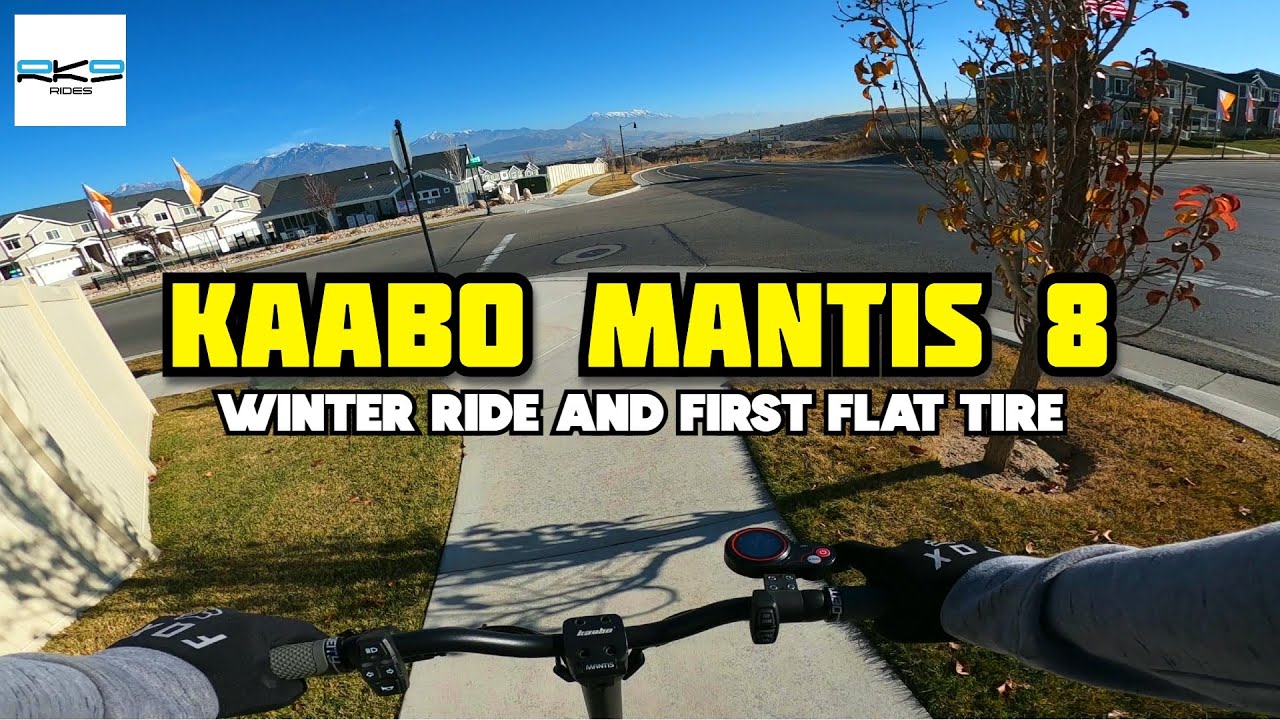 Riding the Best Scooter of the Year! Kaabo Mantis 8 Ride & Flat Tire :(