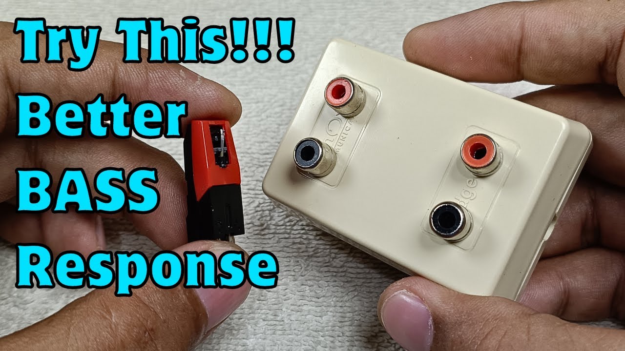 Let's make an ATTENUATOR for ceramic cartridge to MM phono stage