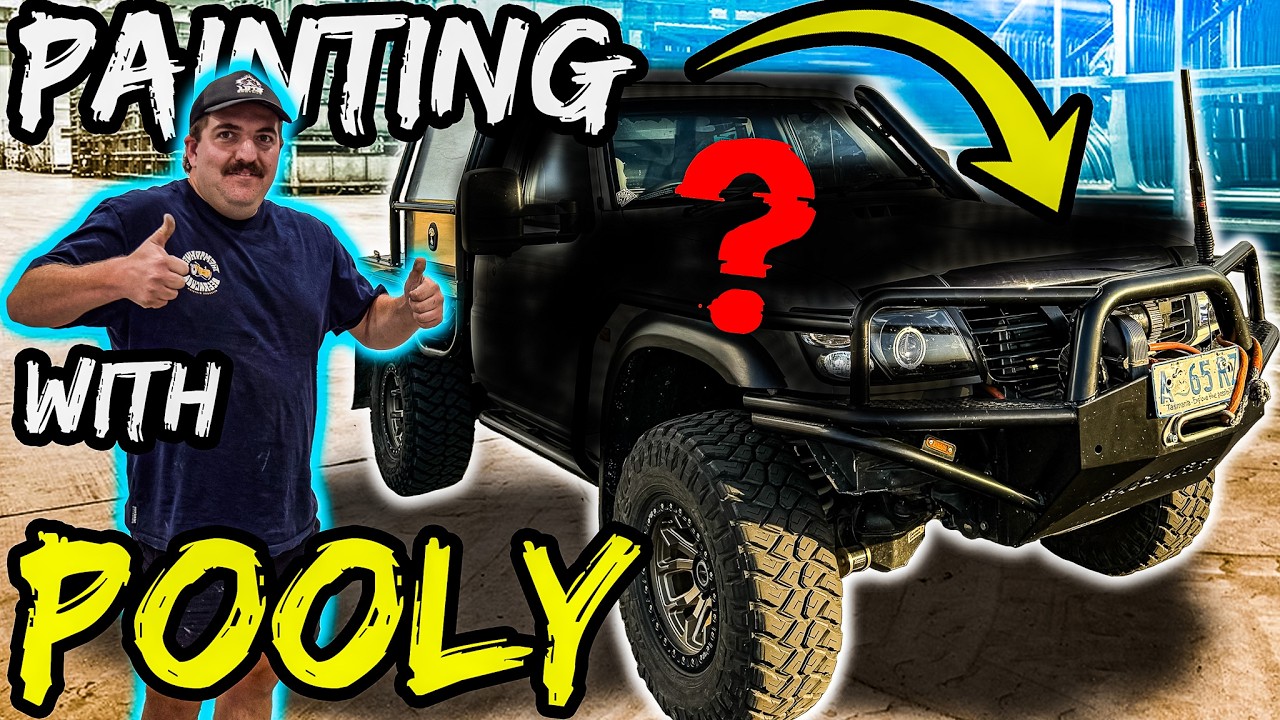 RESPRAYING my GU PATROL with Uncle POOLY