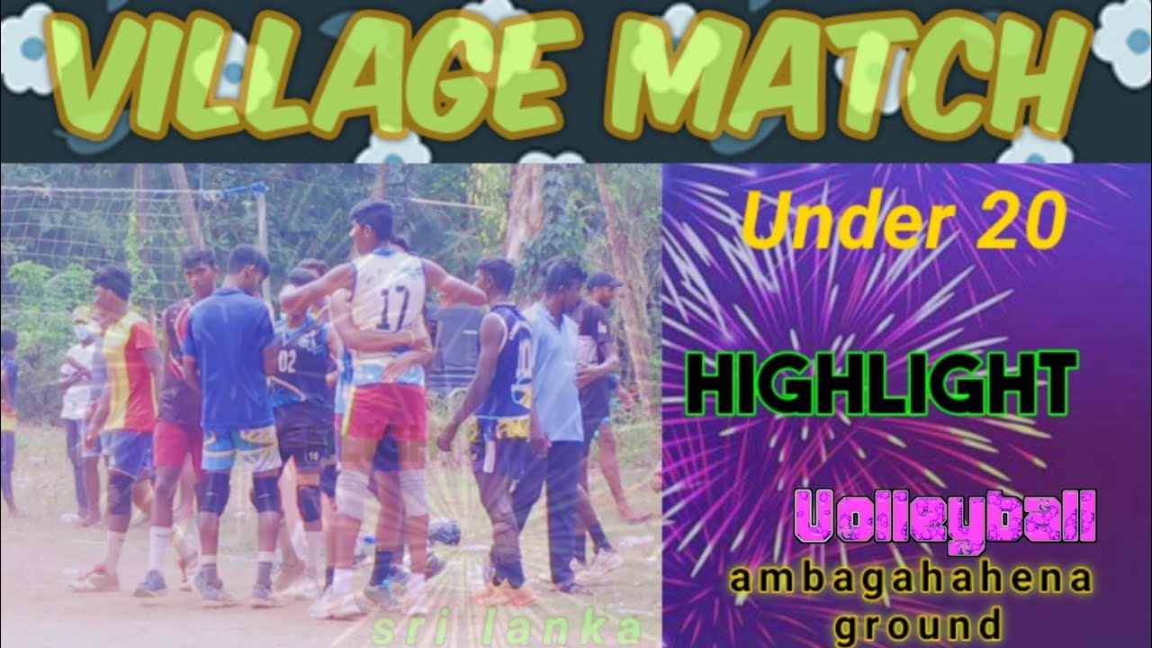 risky volleyball_match srilanka #village | highlight |youtube weliseli SL
