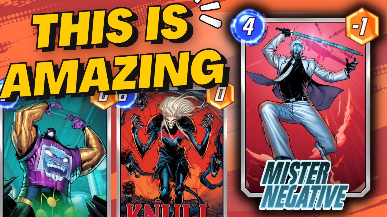 This NEGATIVE Combo Is Genius - Negative Knull Deck Marvel Snap