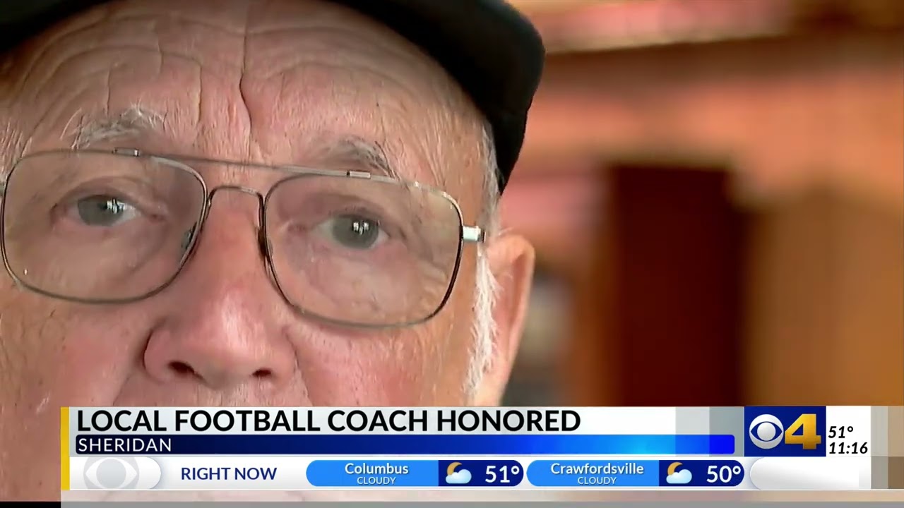 Winningest high school football coach in Indiana honored in Sheridan; ‘I’m humbled'