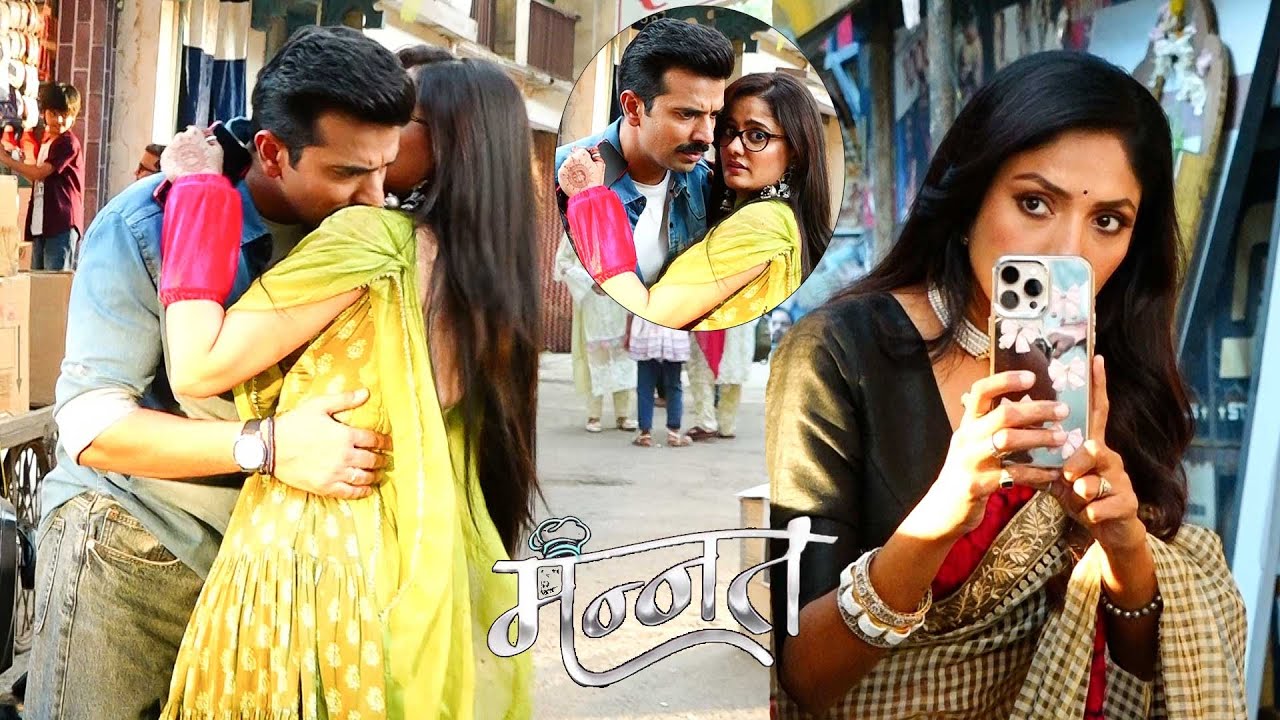 Mannat |Today New Episode |Mannat Aur Dhairya Ne Kiya Hug Vishaka Ne Kiya Phone Mein Record