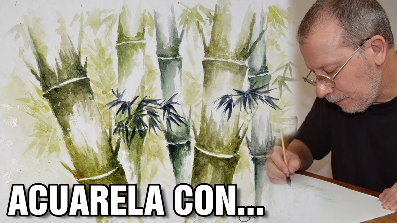 PINTANDO CON COLORES FRIOS EN ACUARELA