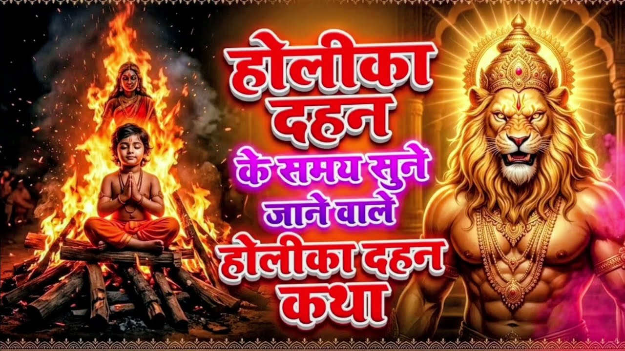 होलिका दहन कथा 2026 Holika Dahan Story होलिका दहन की चमत्कारी कथा सुनने से मनोकामना पूर्ण होती है