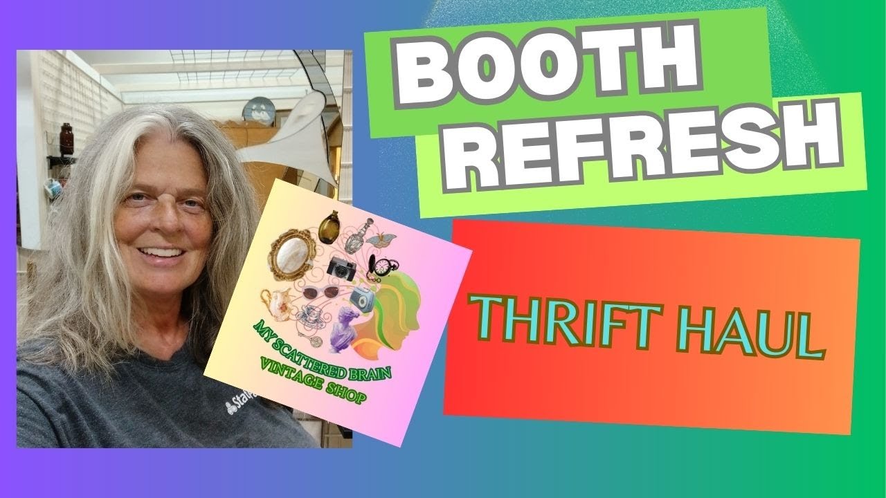 PRE-blizzard Thrifting for Vintage Booth Inventory THRIFT HAUL