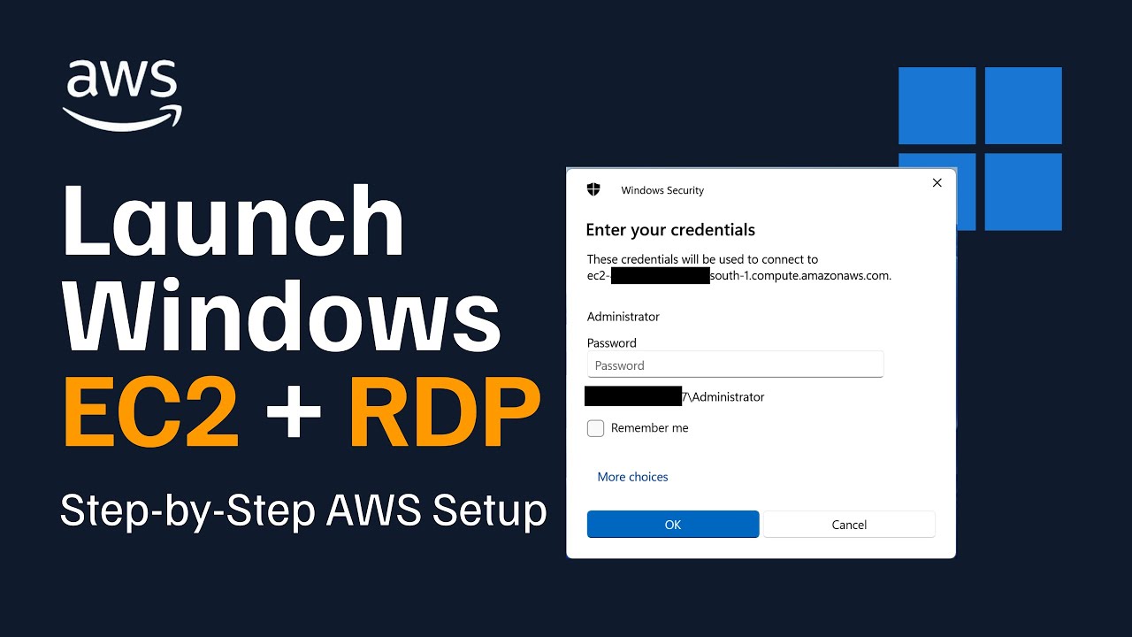How to Launch Windows EC2 Instance on AWS (2025)? | Connect via RDP | Full Demo for Beginners