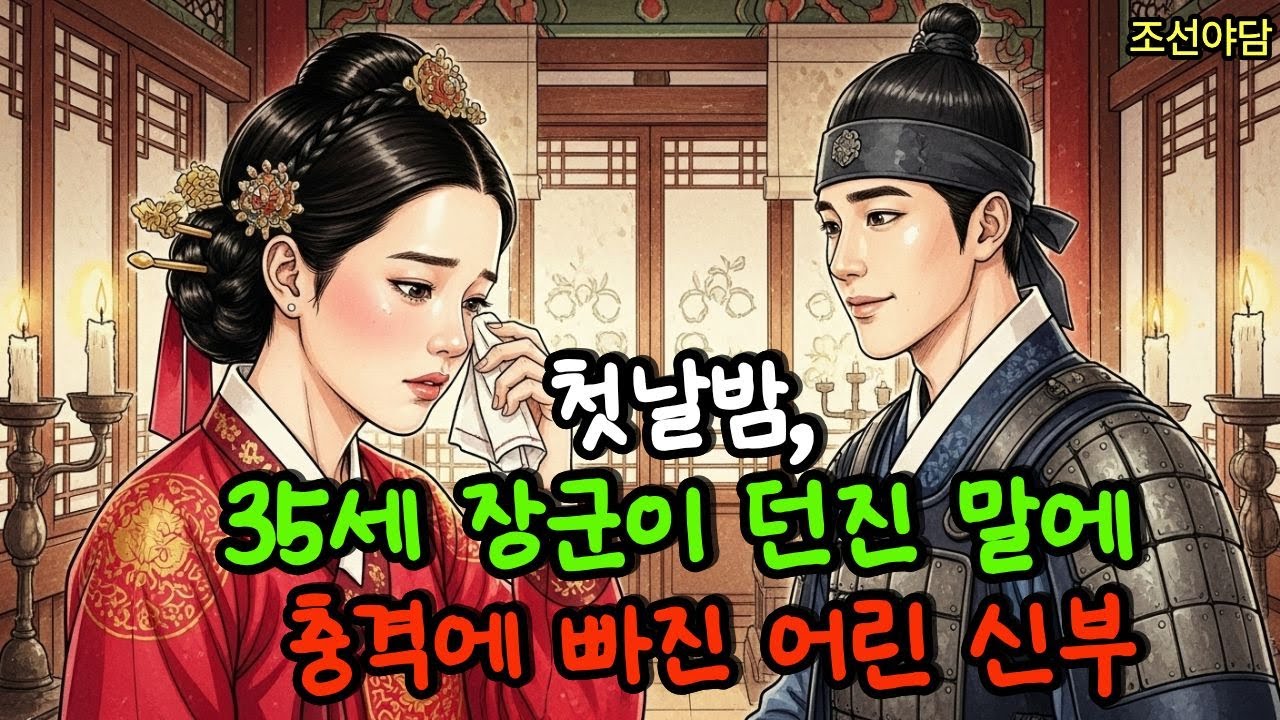 16세 어린 신부, 35세 장군이 5년이나 기다린 진짜 이유 #조선야담 #야담이야기 #조선시대이야기 #사극스토리 #전통이야기 #옛날이야기 #인생이야기  #지혜이야기 #감동이야기