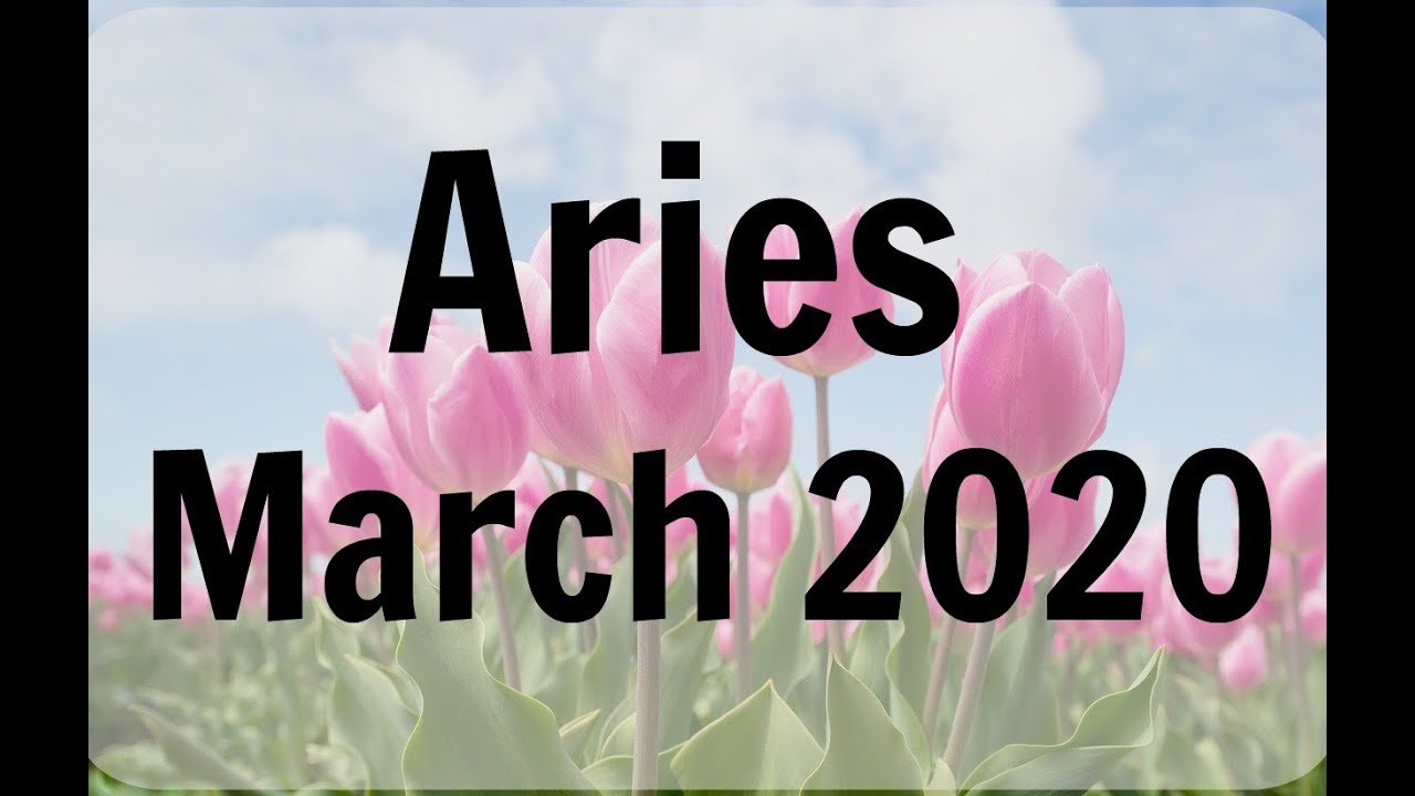 ARIES MARCH 2020 * HAVE CRYSTAL CLEAR FOCUS AND DETERMINATION ARIES: IT'S GAME ON!