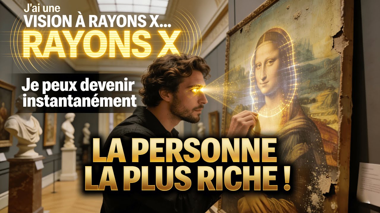 J'ai une vision à rayons X... Je peux devenir instantanément la personne la plus riche du monde !