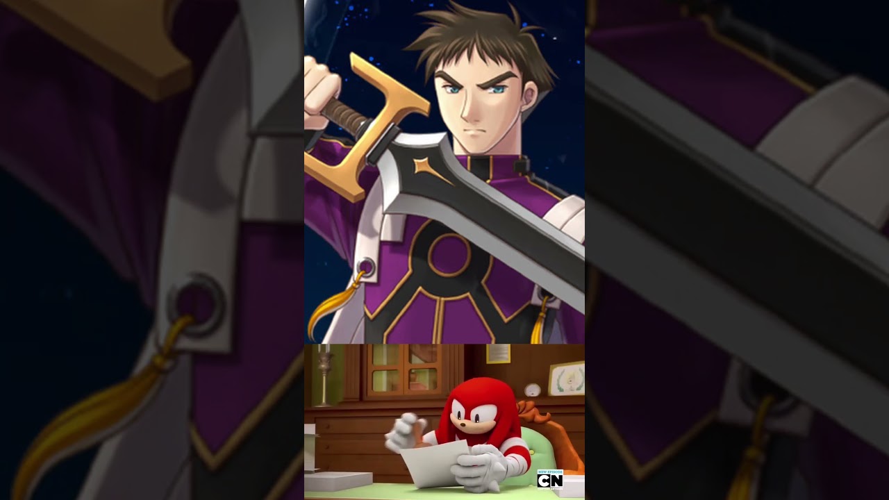 knuckles reacts to characters from the trails in the sky trilogy