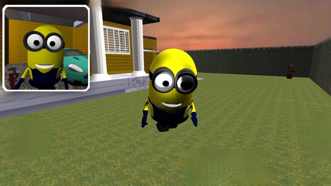 Hello Funny Minion Neighbor 3D Gameplay All Levels