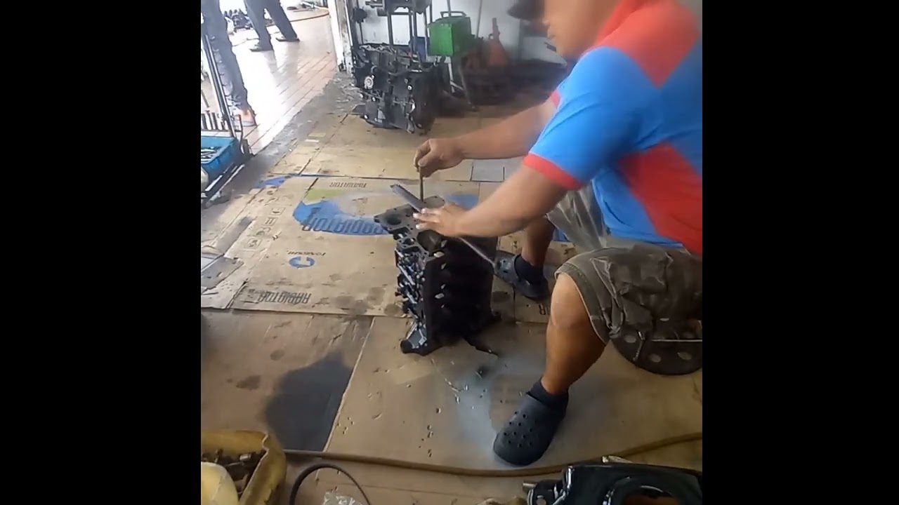 PART 1 MITSUBISHI LANCER CS3 4G18 ENGINE FULL REBUILD
