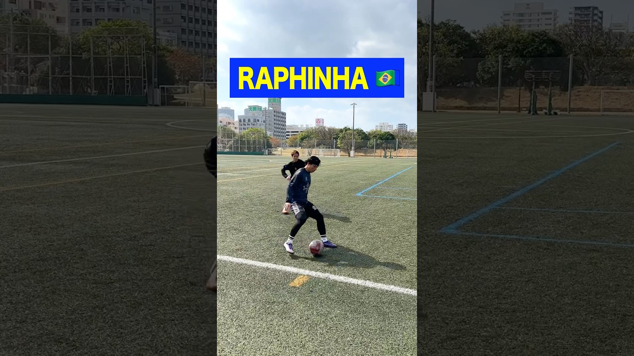 Learn this skill from RAPHINHA 🇧🇷🙌#shorts #football