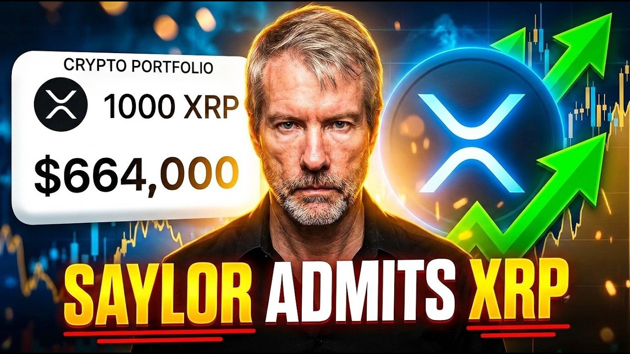 XRP NEWS TODAY: I Can't Believe What Saylor Just Admitted About XRP...