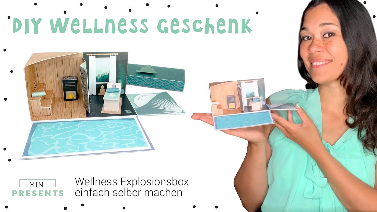 Wellness Geschenk Gutschein basteln  | DIY Geldgeschenk für Spa, Massage, Sauna | mini-presents