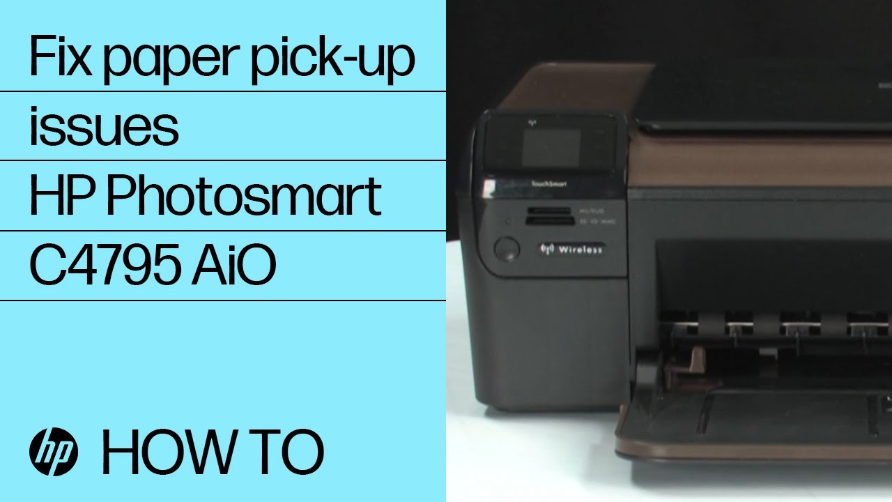 Fixing Paper Pick-Up Issues | HP Photosmart C4795 All-in-One Printer | HP