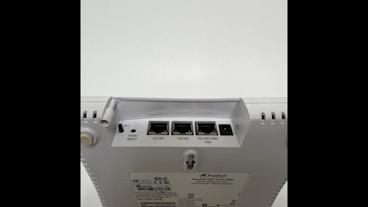 Tutorial Setting Access Point Ruckus ZoneFlex 7363 Mode AP Bridge