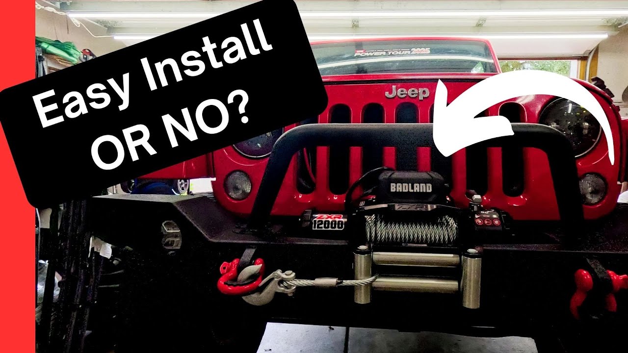 Установил лебёдку Harbor Freight, а затем вытащил дерево 🤯 (Badland ZXR 12k)