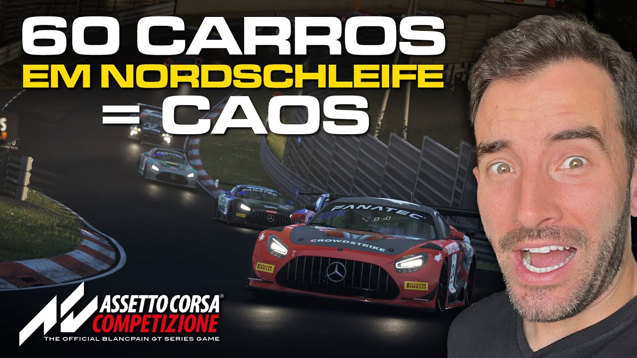 Corrida em Nurburgring Nordschleife largando do fund&atilde;o - ACC