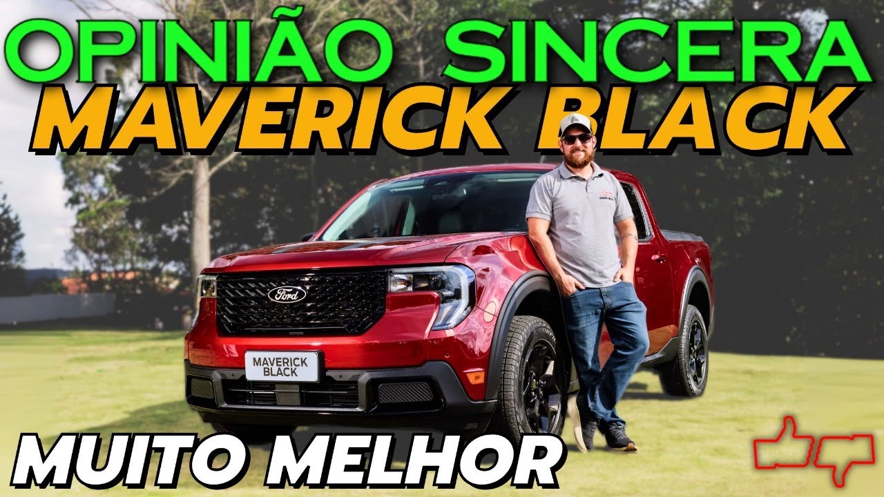 NOVA Ford MAVERICK Black 2026 - MAIS completa, MELHOR, mesmo PREÇO! Avaliação, CONSUMO, problemas