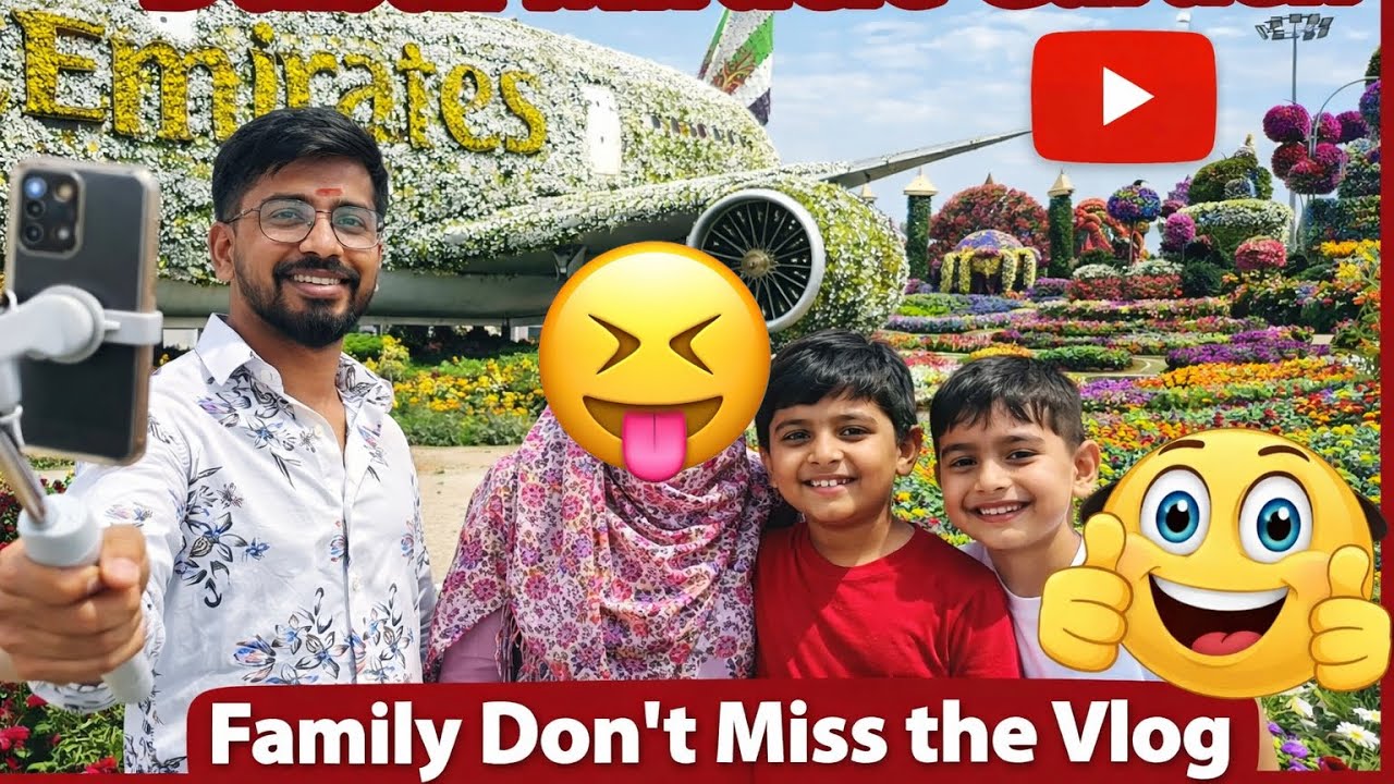 Dubai Miracle Gardens -Most beautiful Flower gardens in the world #uae #dubai #travel #airport#vlog 