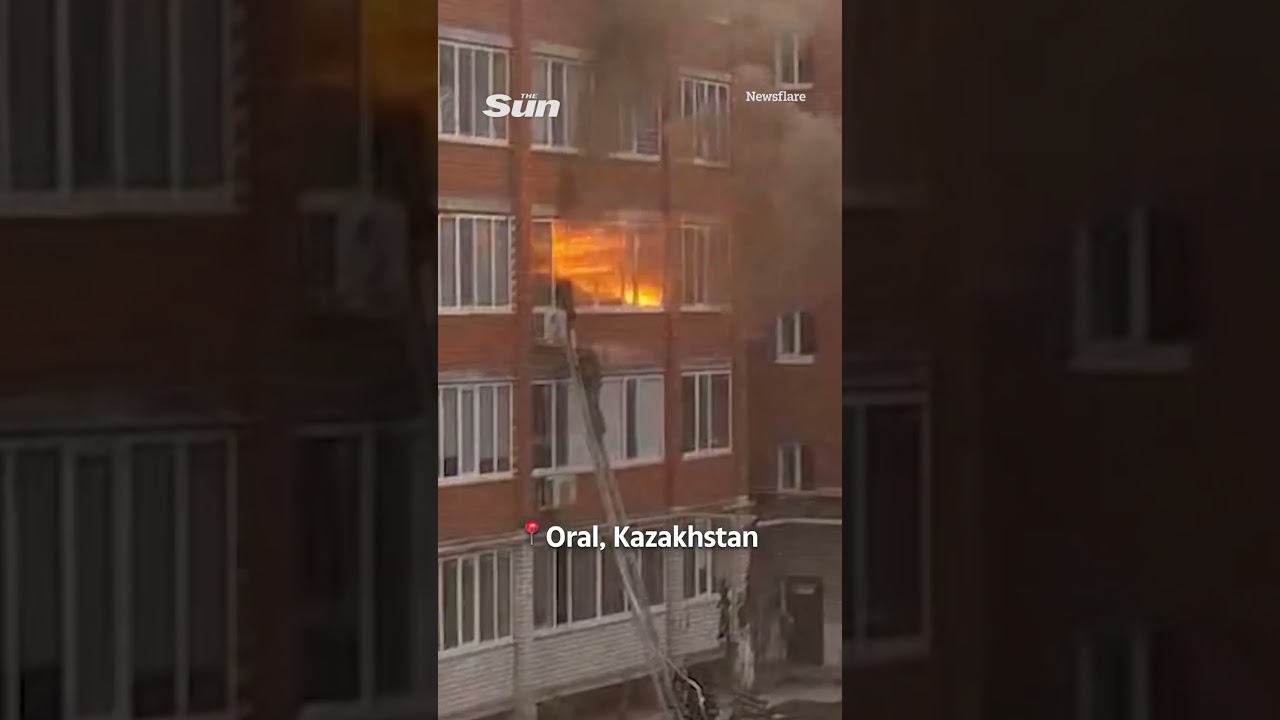 Firefighter escapes alive as huge explosion goes off inside flat
