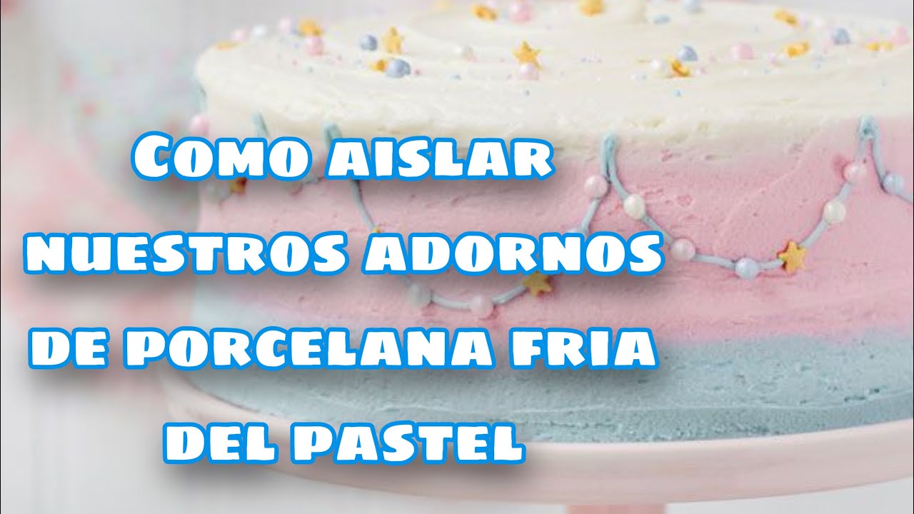 MATERIALES Y BASES PARA AISLAR LOS ADORNOS DE PORCELANA FRIA DEL PASTEL APTAS CONTACTO COMESTIBLE