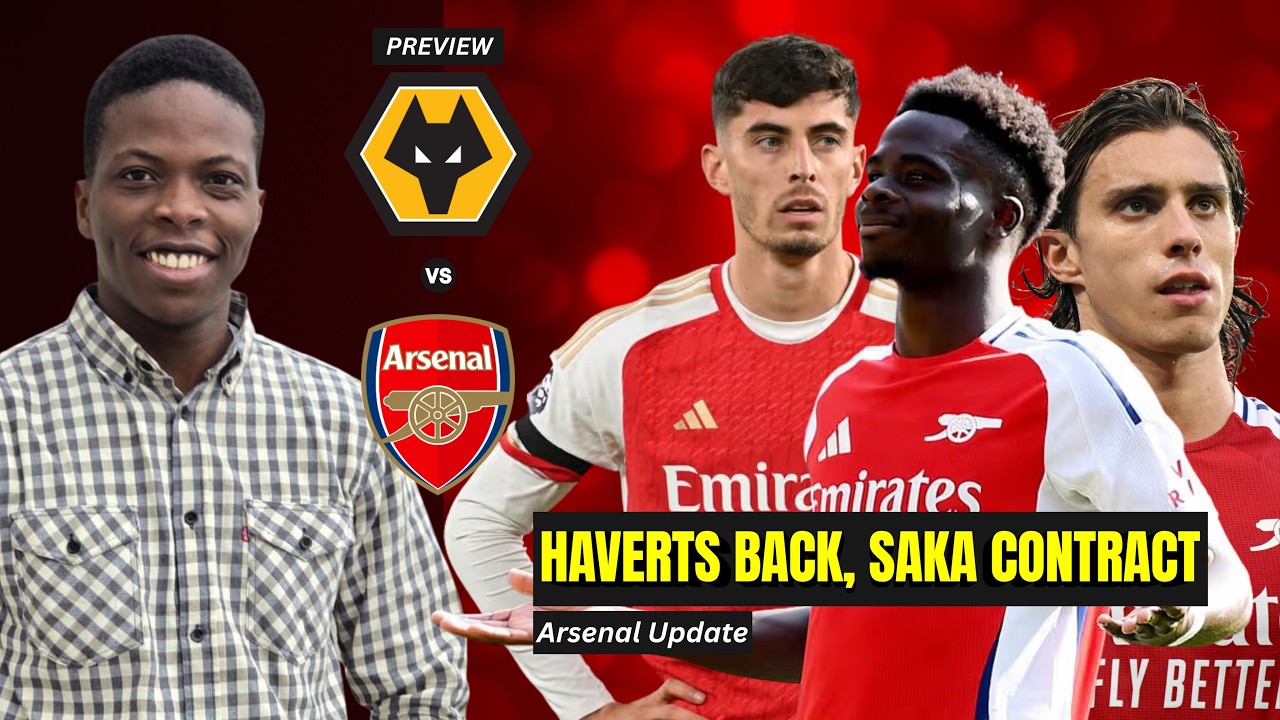 Arsenal Injury Update, Saka's New Contract & WOLVES vs ARSENAL MATCH PREVIEW