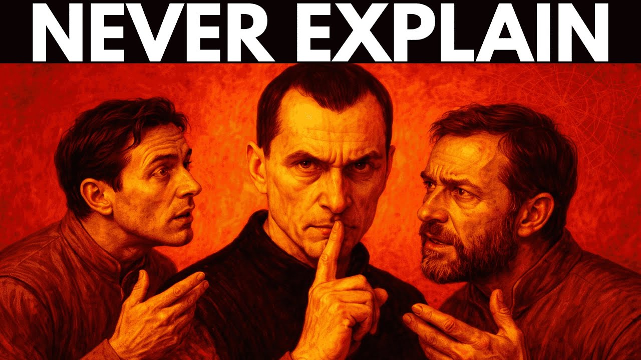 Never Explain Yourself — Power Dies There | Machiavelli