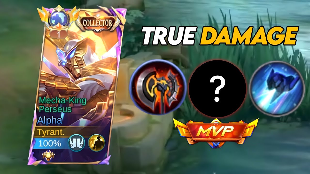UNDERRATED TRUE DAMAGE BUT CAN KILL TANKY ENEMY! | ALPHA PERFECT EXP BUILD - MLBB