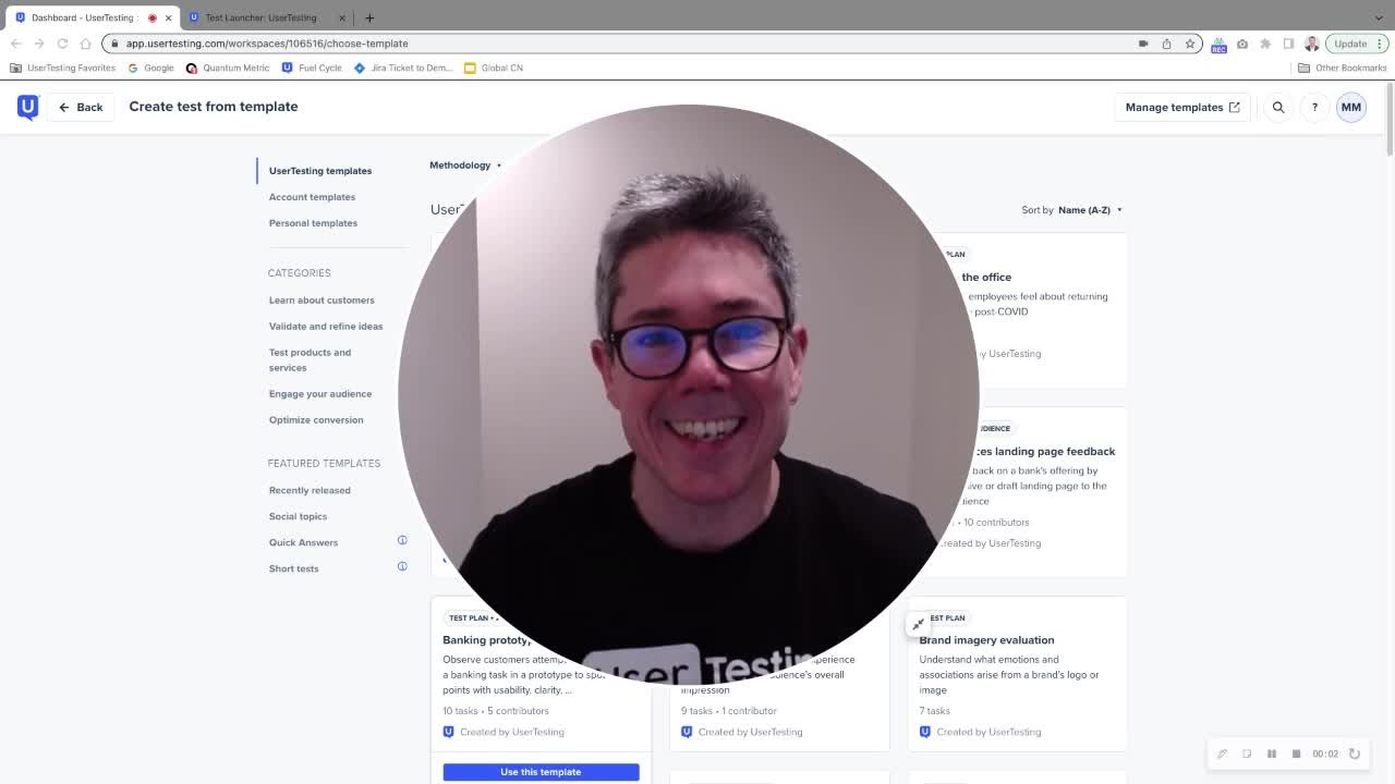 Banking Templates to Simplify User Testing in Financial Services!