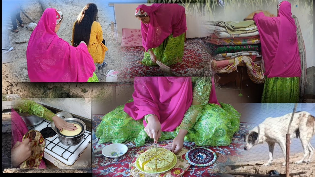 Daily Life in Iran | Cooking a Pot Sponge Cake & Simple Home Routine✅