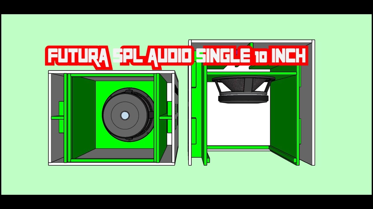 SKEMA [PLAN] BOX SPEAKER FUTURA SUB110 SINGLE 10 INCH