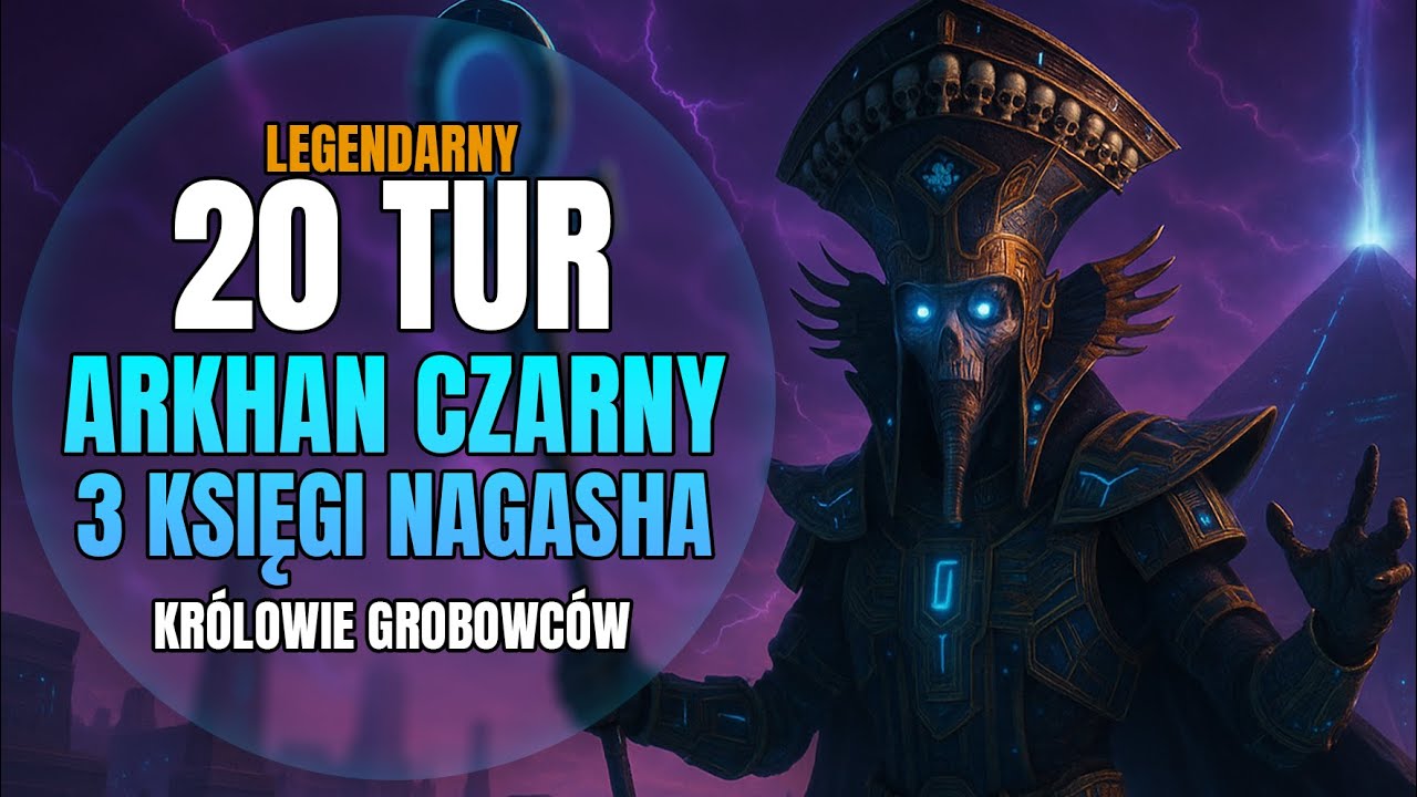 Arkhan Czarny i 3 Księgi 20 Tur na Poziomie Legendarnym Total War Warhammer 3  Królowie Grobowców 2K