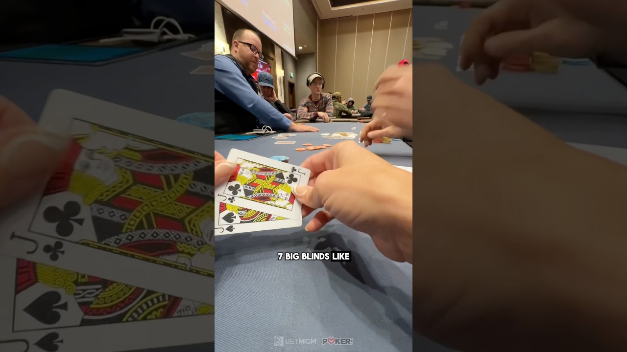 She NEEDS poker coaching 😖 Pile on…
