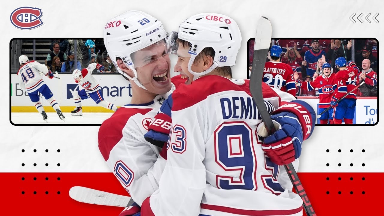 Meilleur début de saison du 21e siècle, revoyez les plus beaux buts du Canadien jusqu'ici