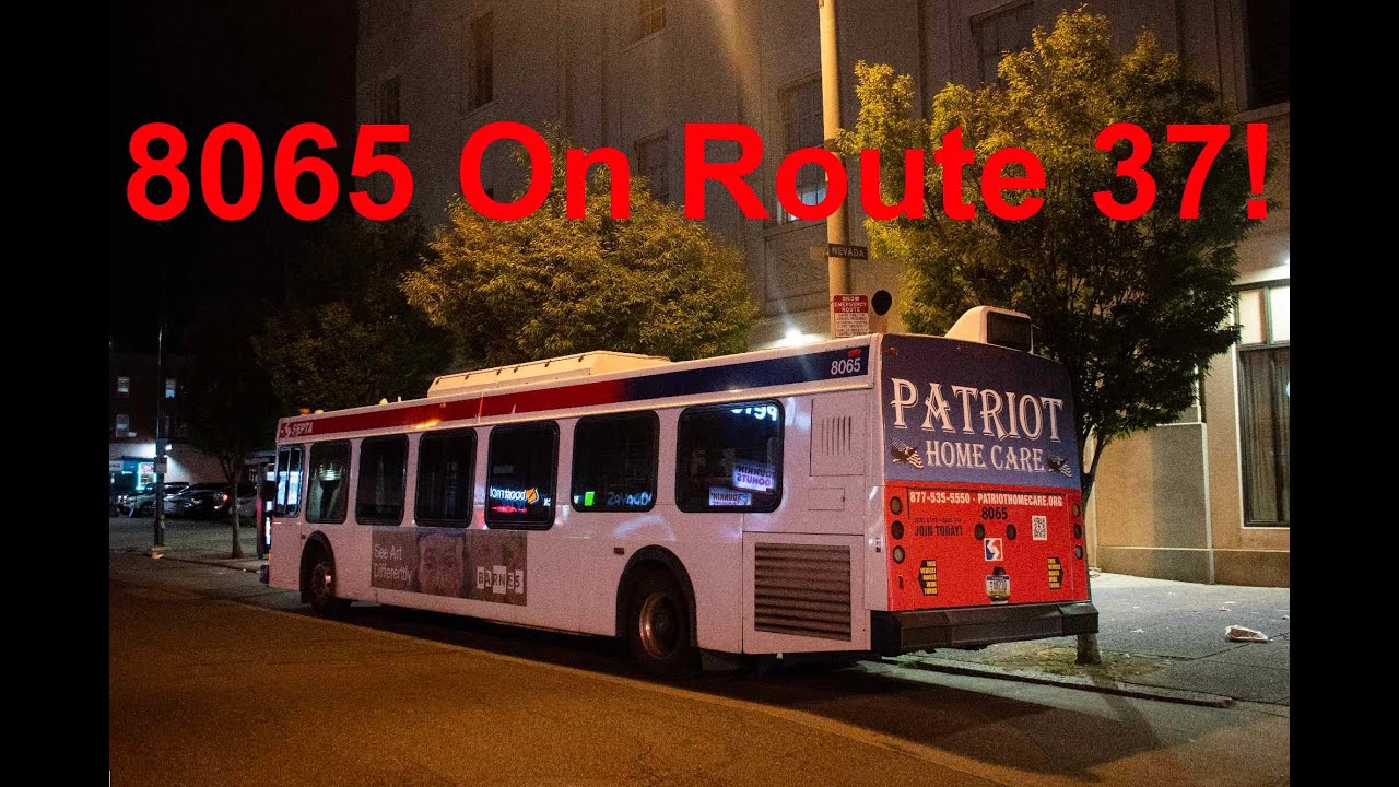 NeoplanDude | SEPTA 2005 New Flyer D40LF #8065 On Route 37, To Broad-Snyder!