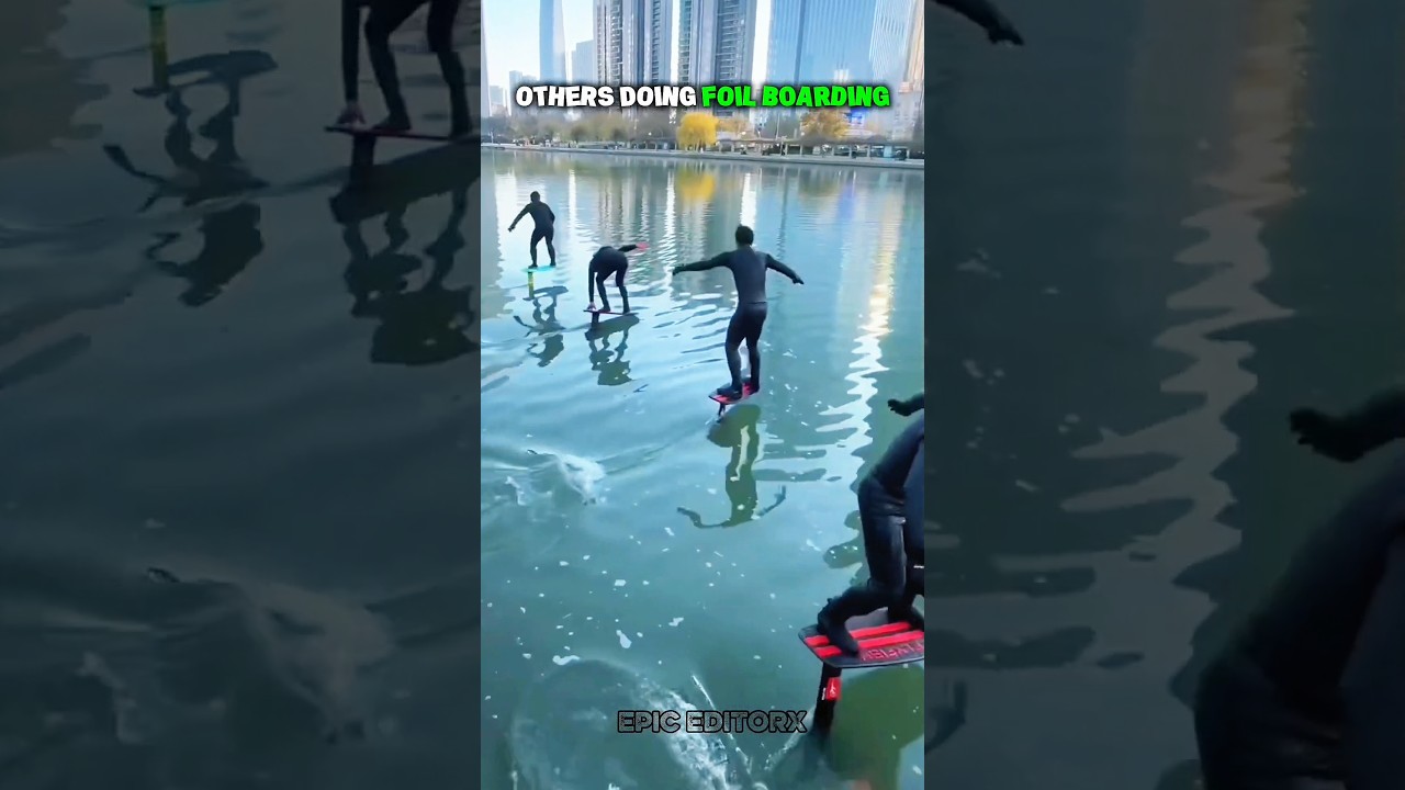 The Last Foil Boarding Was Insane☠️ #edit #skills #trolledit #trolllife #foil #shorts