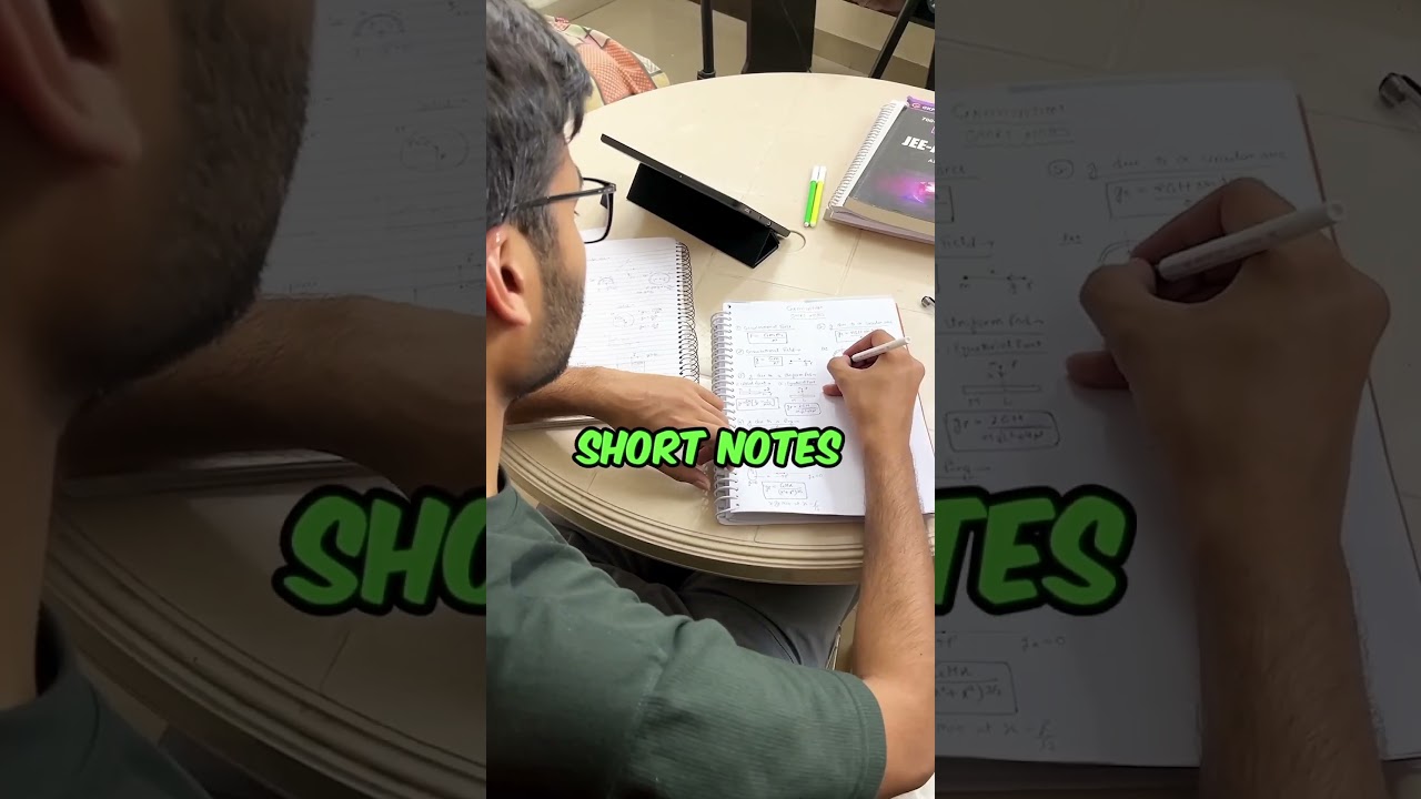❌SHORT NOTES in 15 minutes CHALLENGE 🤯 #jee #motivation