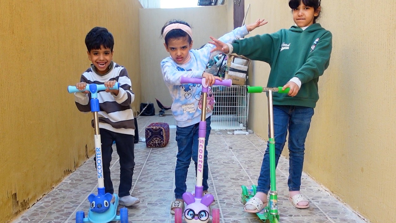 مضاربة البنات على السكوتر !