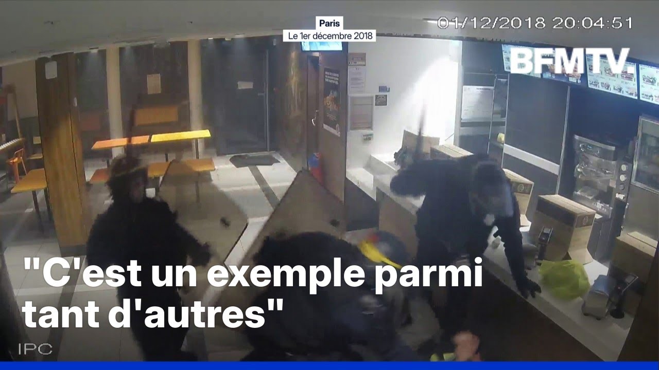 Gilets jaunes matraqu&eacute;s dans un Burger King: le proc&egrave;s de neuf CRS s'est ouvert ce lundi 9 f&eacute;vrier