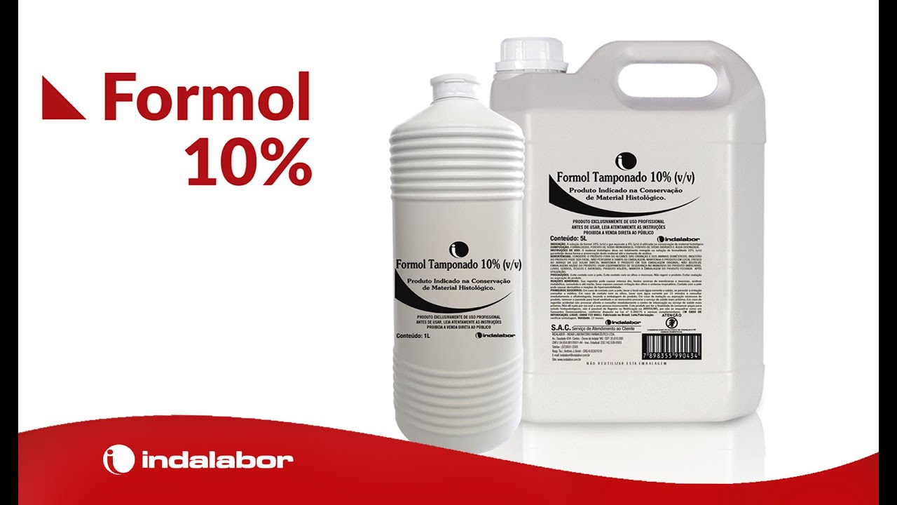 Formol Tamponado 10% - Indalabor