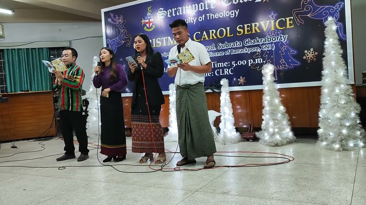 #Burmese #Myanmarese #Christmas_Carol #seramporecollege