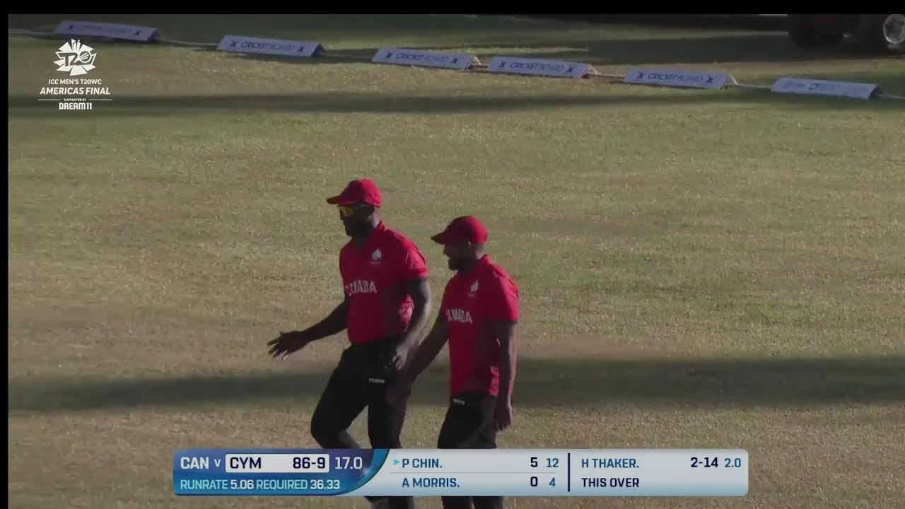 Canada vs Cayman Islands| ICC Mens T20 World Cup Qualifiers
