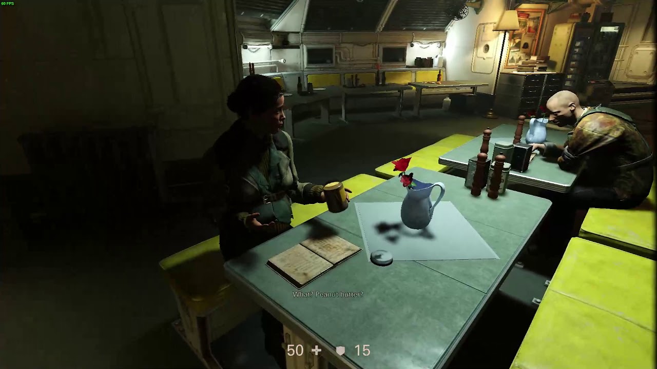 Wolfenstein II: The New Colossus - Anya loves peanut butter