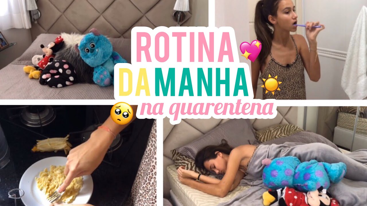 ROTINA DA MANHÃ na quarentena 🤩