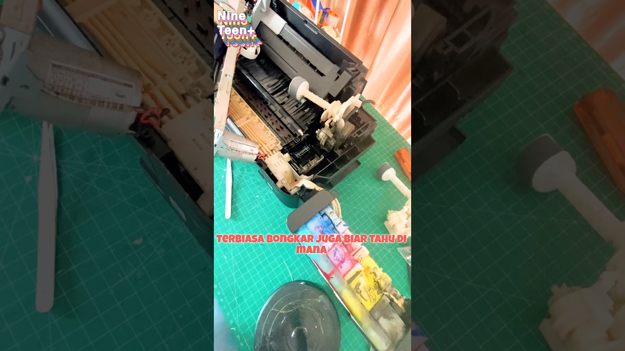 Pertama kali bongkar Epson L310 sampai akar😰 