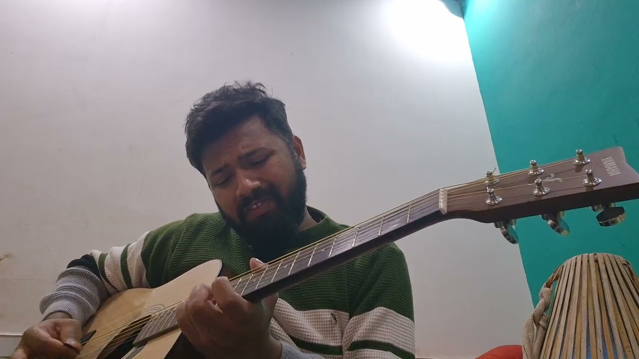 4th March 26, Practicing Guitar 🎸 atleast for 5min, to remain consistent Today is holi not going out