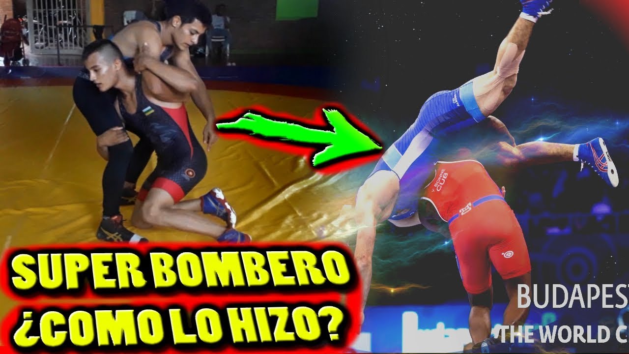 Super bombero de 5 puntos LUCHA OLIMPICA -Yowlys Bonne Rodriguez